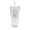 Happiness Ice Flower Tumbler