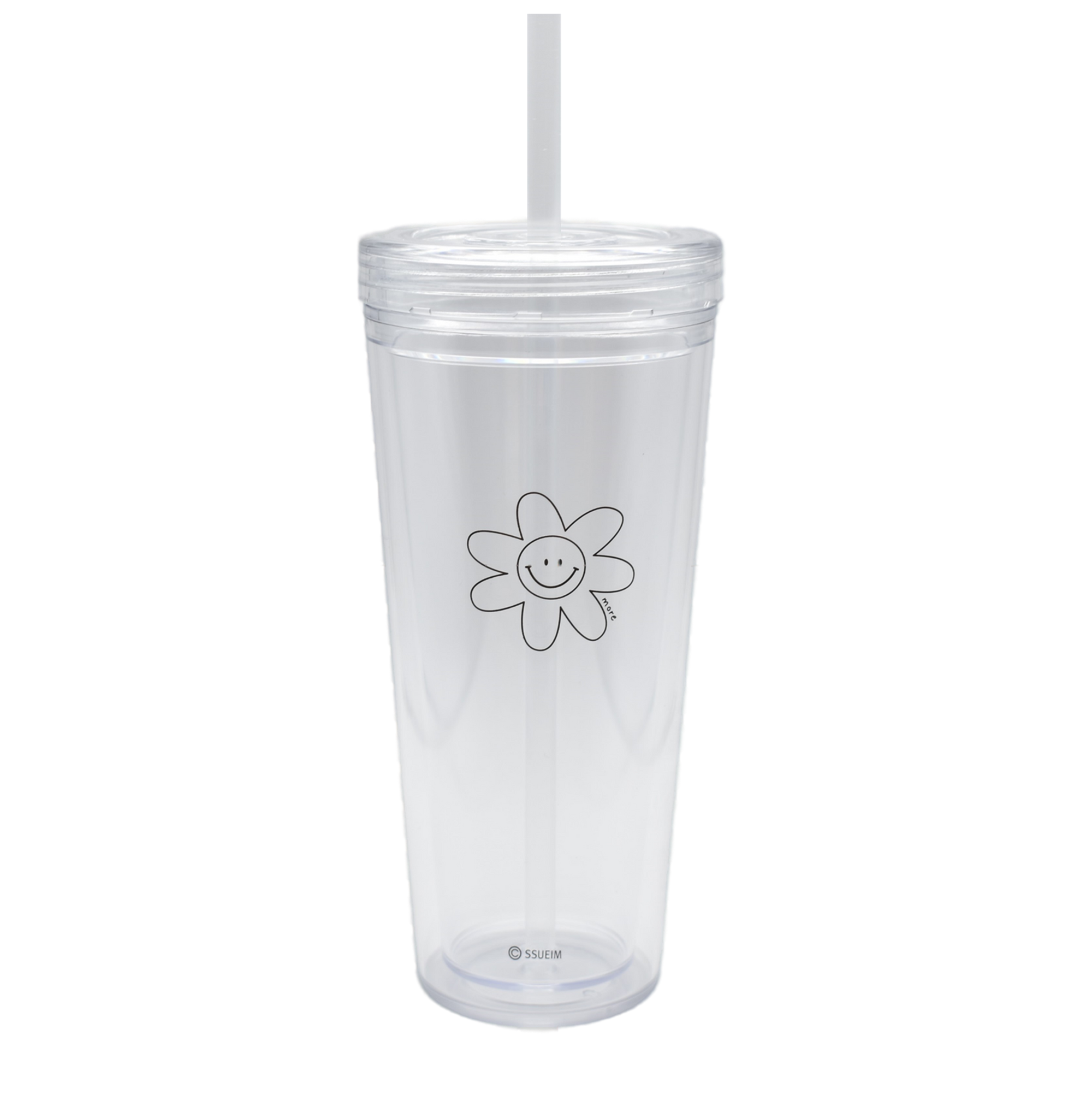 Happiness Ice Flower Tumbler