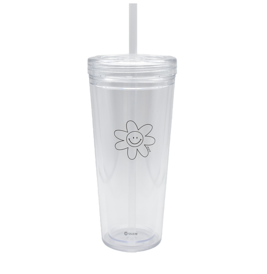 Happiness Ice Flower Tumbler